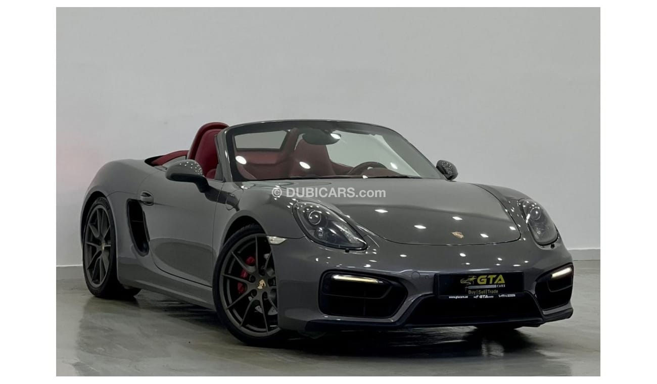 Porsche 718 Boxster 2016 Porsche Boxter GTS, Warranty, GCC
