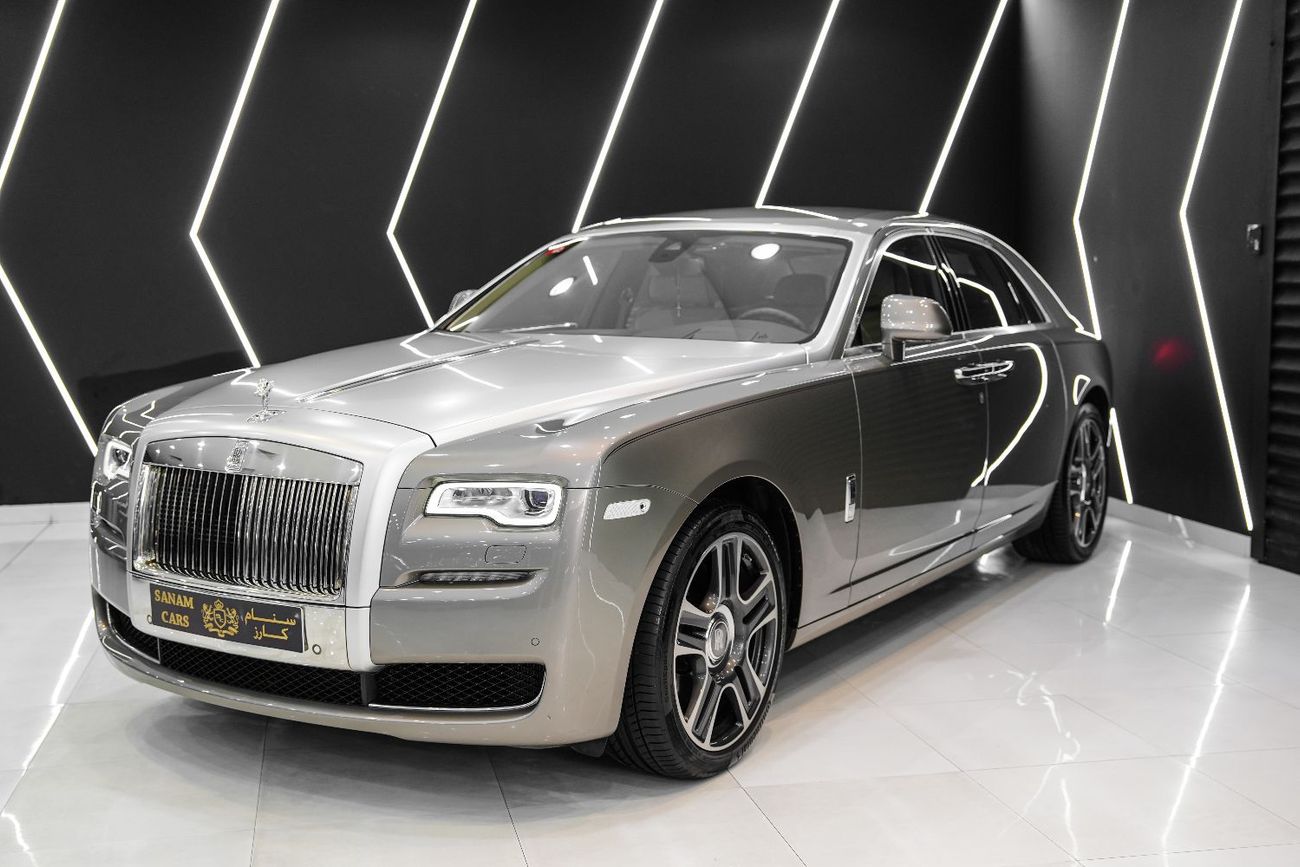 Rolls-Royce Ghost Std 6.6L Series II, Silver Satin Bonnet, Rear Entertainment, Starlight, Very Low KM, GCC Spec!!