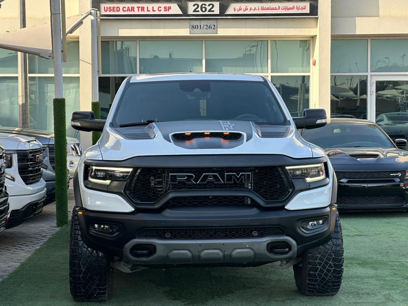 رام 1500 TRX DODGE RAM TRX 6.2 SUPER CHARGE 2022 GCC FULL OPTION ORIGINAL PAINT PERFECT CONDITION UNDER WARRANTY