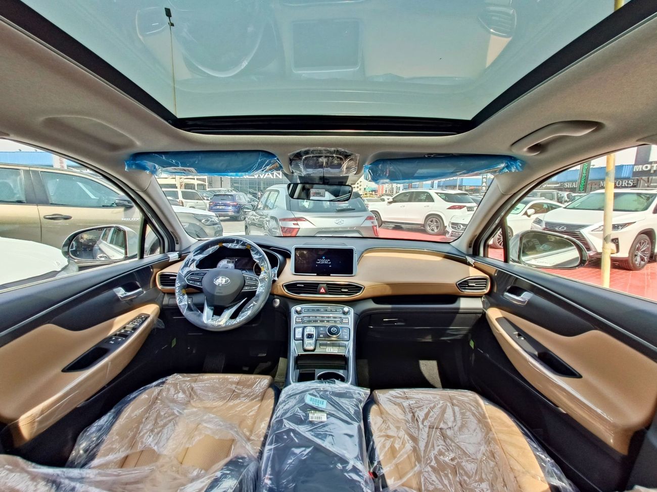 هيونداي سانتا في LUXURY, 2.5L PETROL, DRIVER POWER SEAT, PANORAMIC ROOF, 7 STR (CODE # HSA25AF)