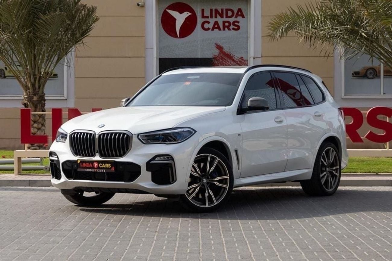 بي أم دبليو X5 50i M Sport 4.4L BMW X5 M50i M-Sport 2021 GCC under Agency Warranty and Service Contract with Flexib