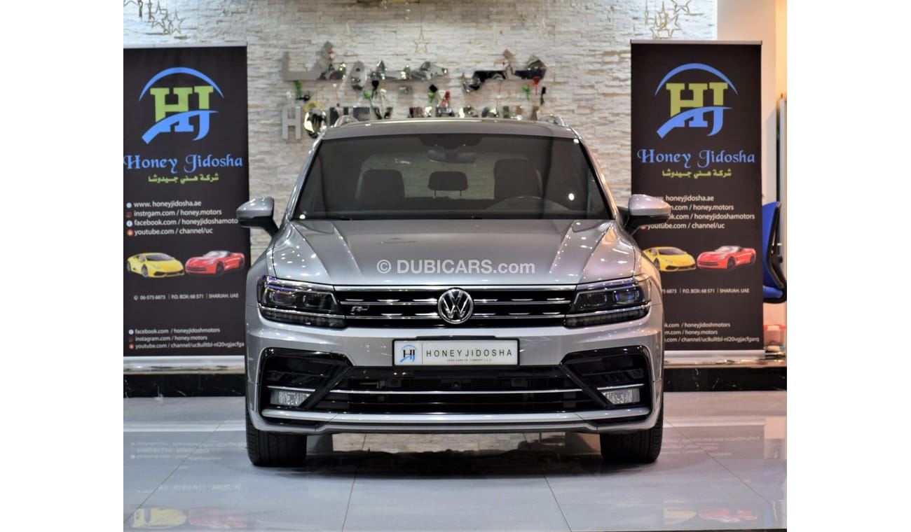 Volkswagen Tiguan EXCELLENT DEAL for our Volkswagen Tiguan R-Line 4MOTION 2019 Model!! in Beige / Silver Color! GCC Sp