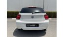 بي أم دبليو 116 BMW 116 2014 GCC  EXCELLENT CONDITION WITH TWO KEYS