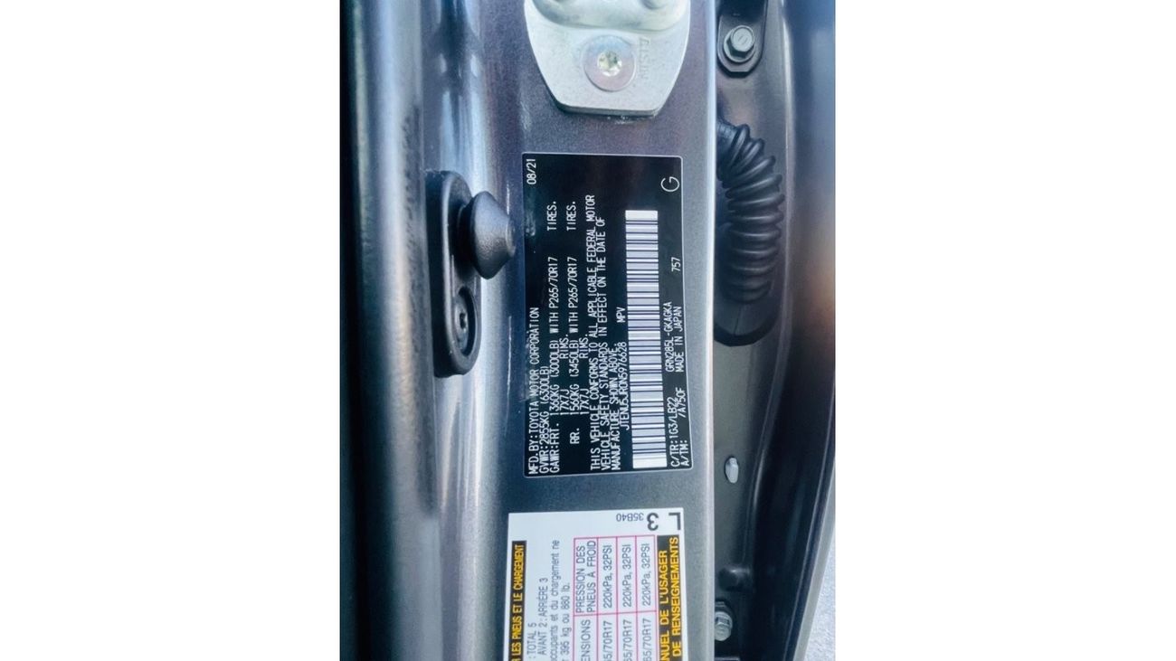 تويوتا Runner4 4x4 push start sunroof