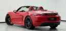 بورش بوكستر 718 Std 2.0L A/T 2017 Porsche 718 Boxster ,Porsche Warranty + Full Service History ,Excellent Condition,