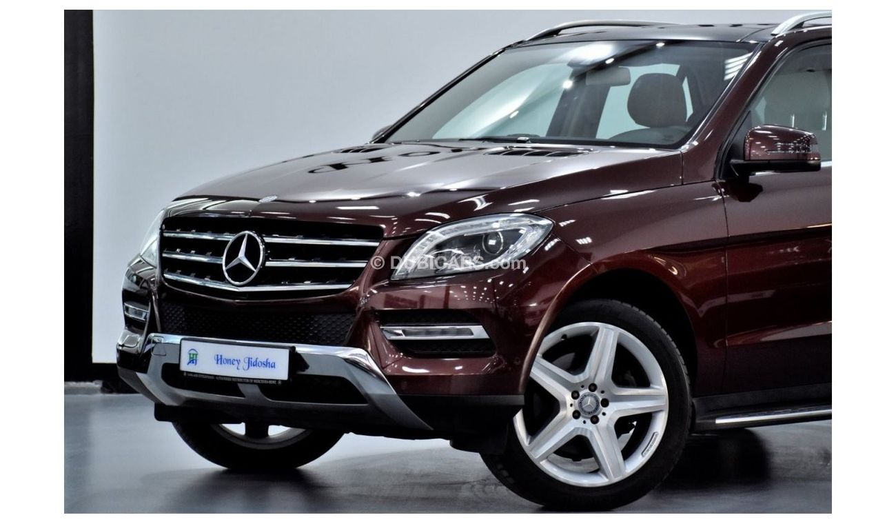 Mercedes-Benz ML 350 EXCELLENT DEAL for our Mercedes Benz ML350 ( 2014 Model ) in Burgundy Color GCC Specs