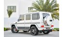 Mercedes-Benz G 63 AMG AMG Agency Warranty!  - AED 6,639 Per Month! - 0% DP