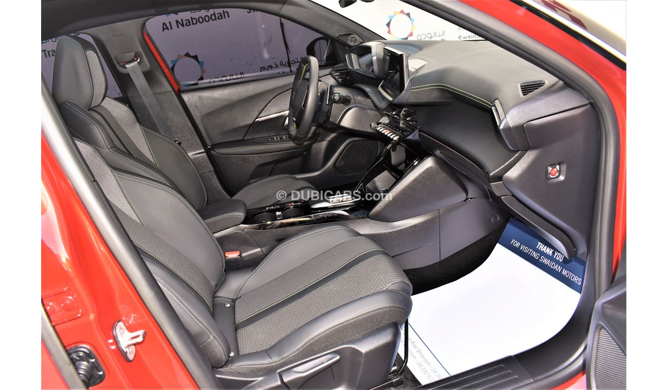 Peugeot 2008 AED 1519 PM | 1.2L GT TURBO GCC AGENCY WARRANTY UP TO 2026 OR 100K KM