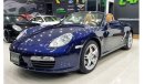 بورش بوكستر أس PORSCHE BOXSTER S 2006 IN BEAUTIFUL SHAPE FULL SERVICE HISTORY FOR 45K AED