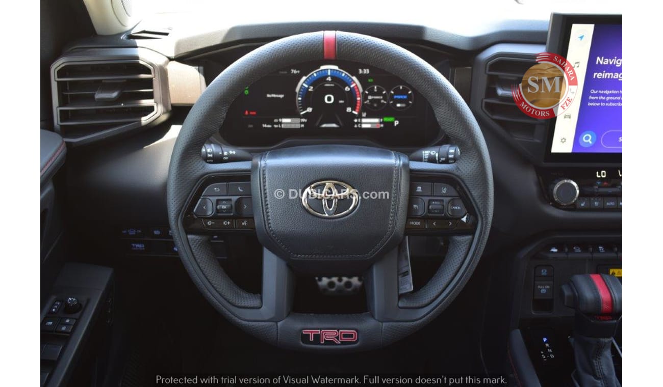 Toyota Sequoia Trd Pro Hybrid V6 3.5L Turbo 4wd Automatic.UAE Registration +10%