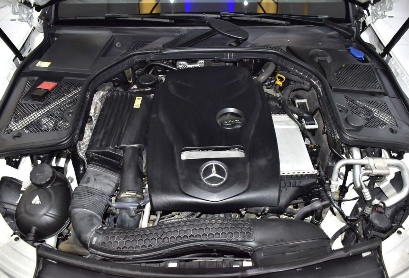 Mercedes-Benz C 200 EXCELLENT DEAL for our Mercedes Benz C200 ( 2017 Model ) in White Color GCC Specs