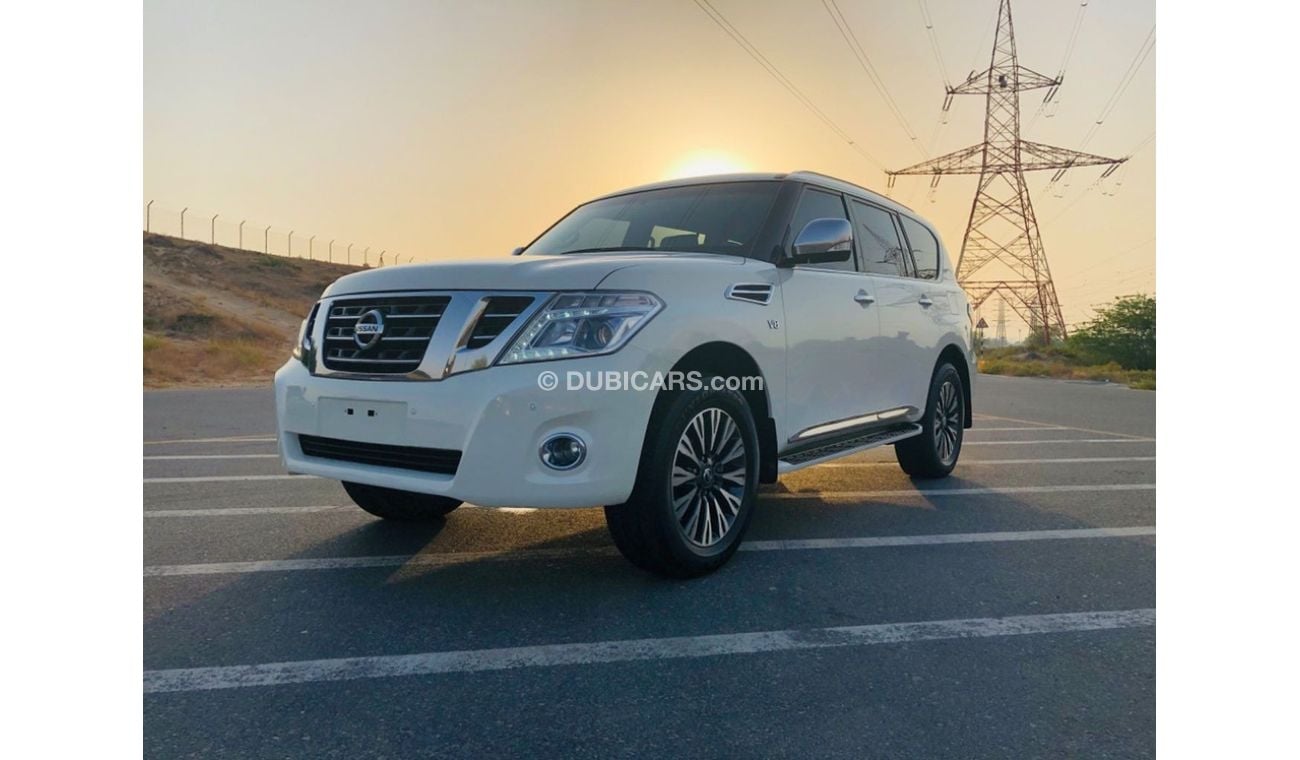 نيسان باترول نيسان باترول 2013 الماكينة الصغيرة محول بلاتنيوم من الداخل والخارج   بدون حواد ث مع ضمان الجير والما