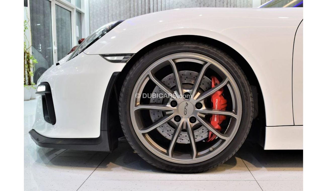 بورش كايمان 718 EXCLUSIVE OFFER • 4,700 PM • 2016 Porsche GT4 Cayman 3.8 F6 RWD 380bhp • GCC • Porsche Warranty