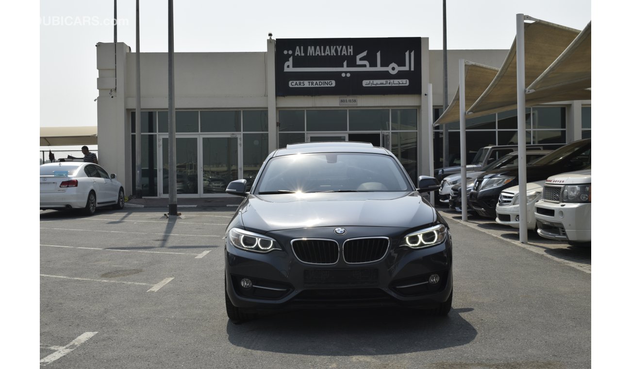 BMW 230i BMW 220I 2017 GCC SPECEFECATION WITHOUT ACCEDENT WITHOUT PAINT VERY CLEAN INSIDE AND OUTSIDE