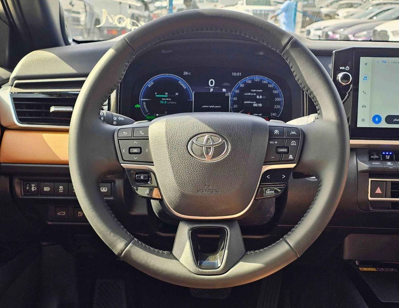 تويوتا كامري LUMIERE HYBRID / 2.5L V4 PETROL/RADAR /JBL SPEAKERS/PANORAMIC ROOF/360*CAMERA/HEADS UP DISPLAY (CODE