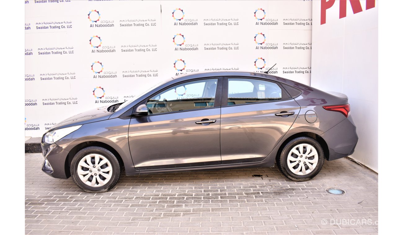 Hyundai Accent AED 938 PM | 1.6L GL GCC WARRANTY