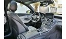 مرسيدس بنز C 63 AMG New Shape- Full Agency Service History! - AED 4,289 Per Month - 0% DP