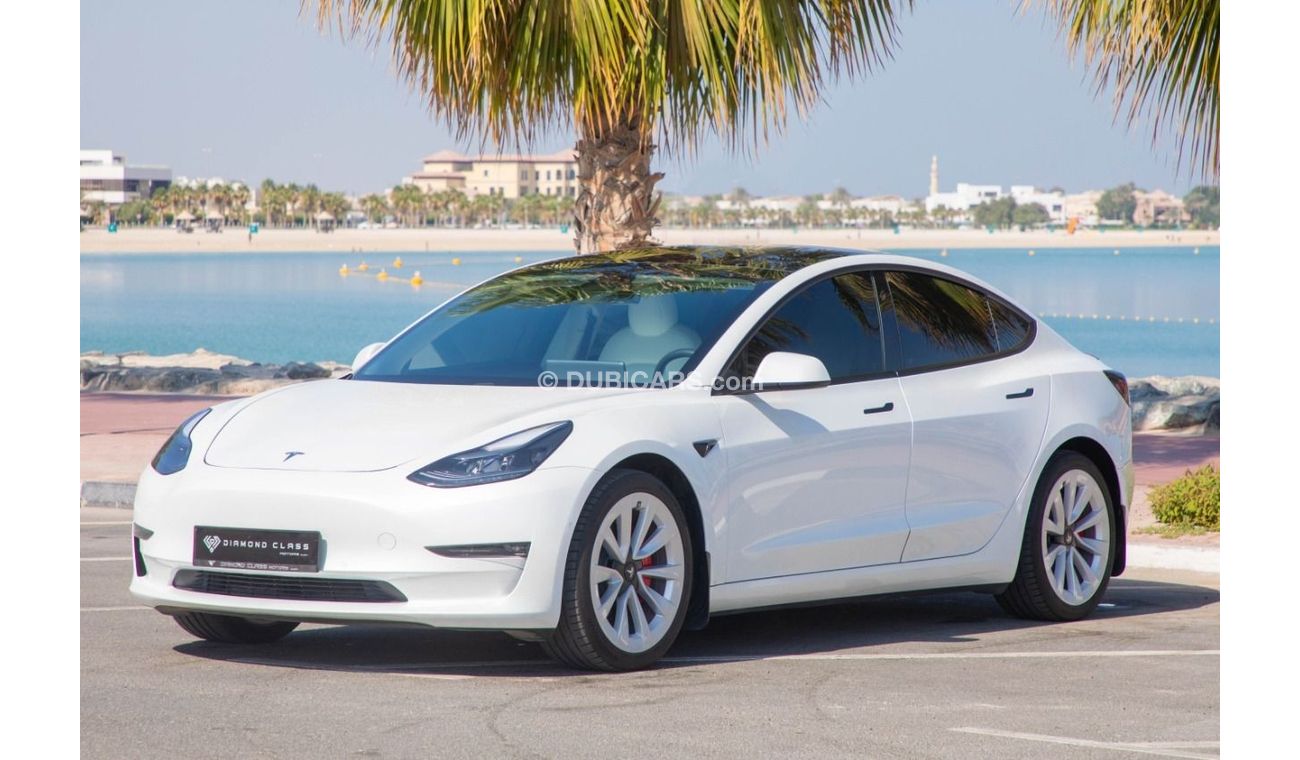 Tesla Model 3 TESLA Model 3 Long Range Auto Pilot  White Interior  GCC 2023 Auto pilot Under Warranty