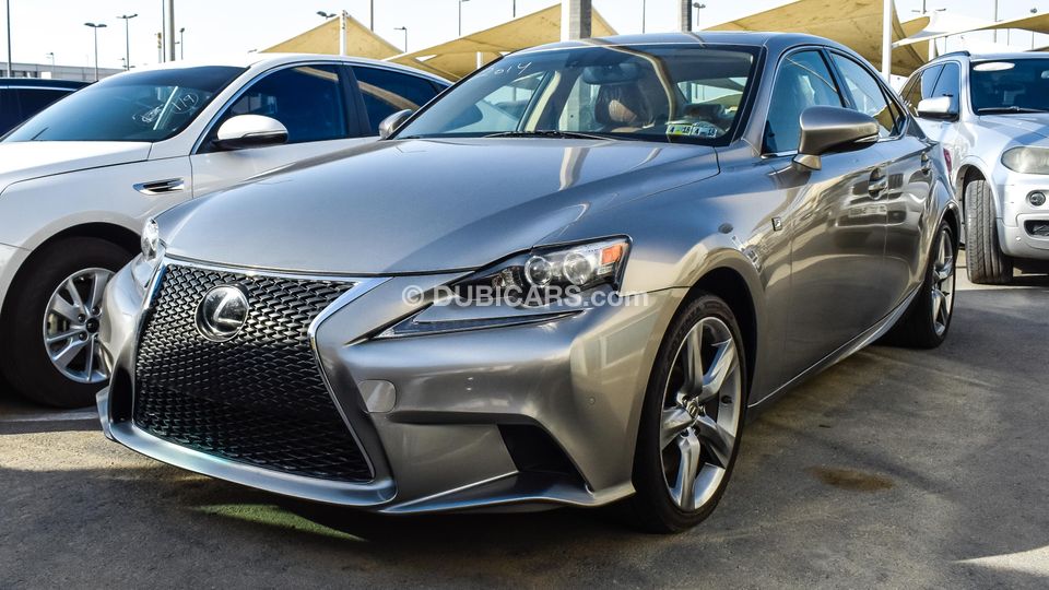 Lexus IS 350 AWD for sale AED 68,000. Grey/Silver, 2014