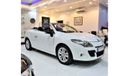 Renault Megane VERY LOW MILEAGE! Renault Megane Convertible 2012 Model!! in White Color! GCC Specs