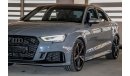 أودي RS3 Audi RS3 (NARDO GREY) 2018 GCC under Agency Warranty with Zero Down-Payment.