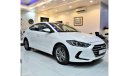 Hyundai Elantra EXCELLENT DEAL for our Hyundai Elantra 2016 Model!! in White Color! GCC Specs ORIGINAL PAINT ( صبغ و