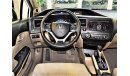 Honda Civic AMAZING Honda Civic 1.8 i-VTEC 2014 Model White Color GCC Specs