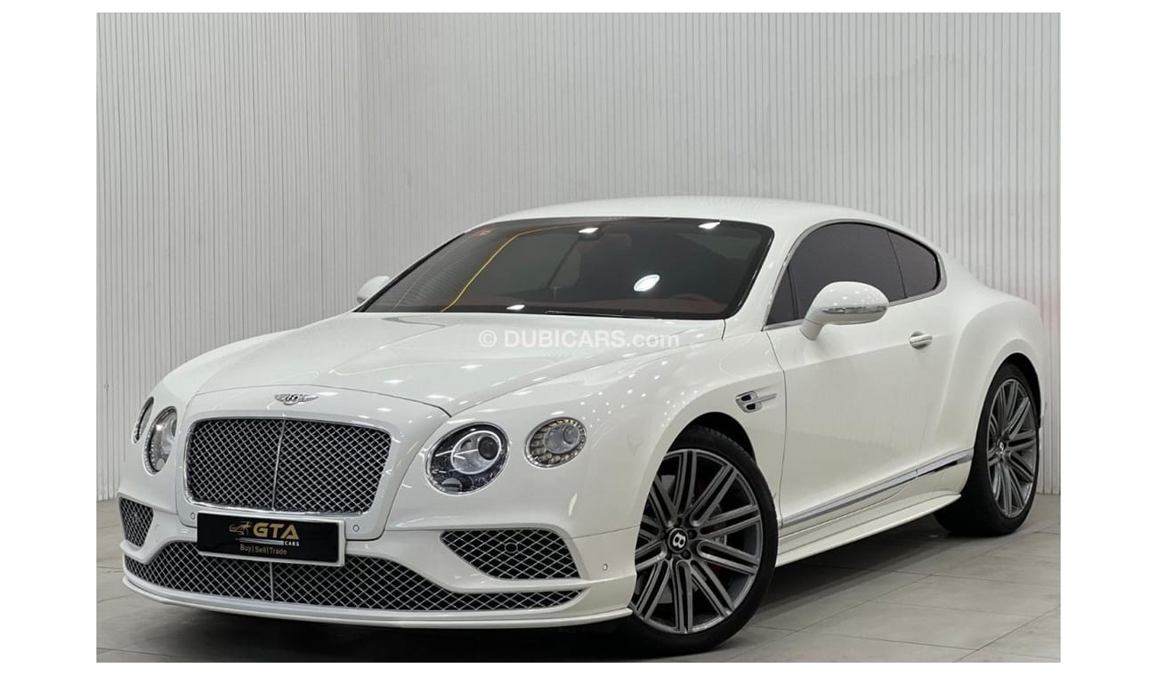 Bentley Continental 2016 Bentley Continental GT Speed, Warranty, Service History, Very Low Kms, GCC
