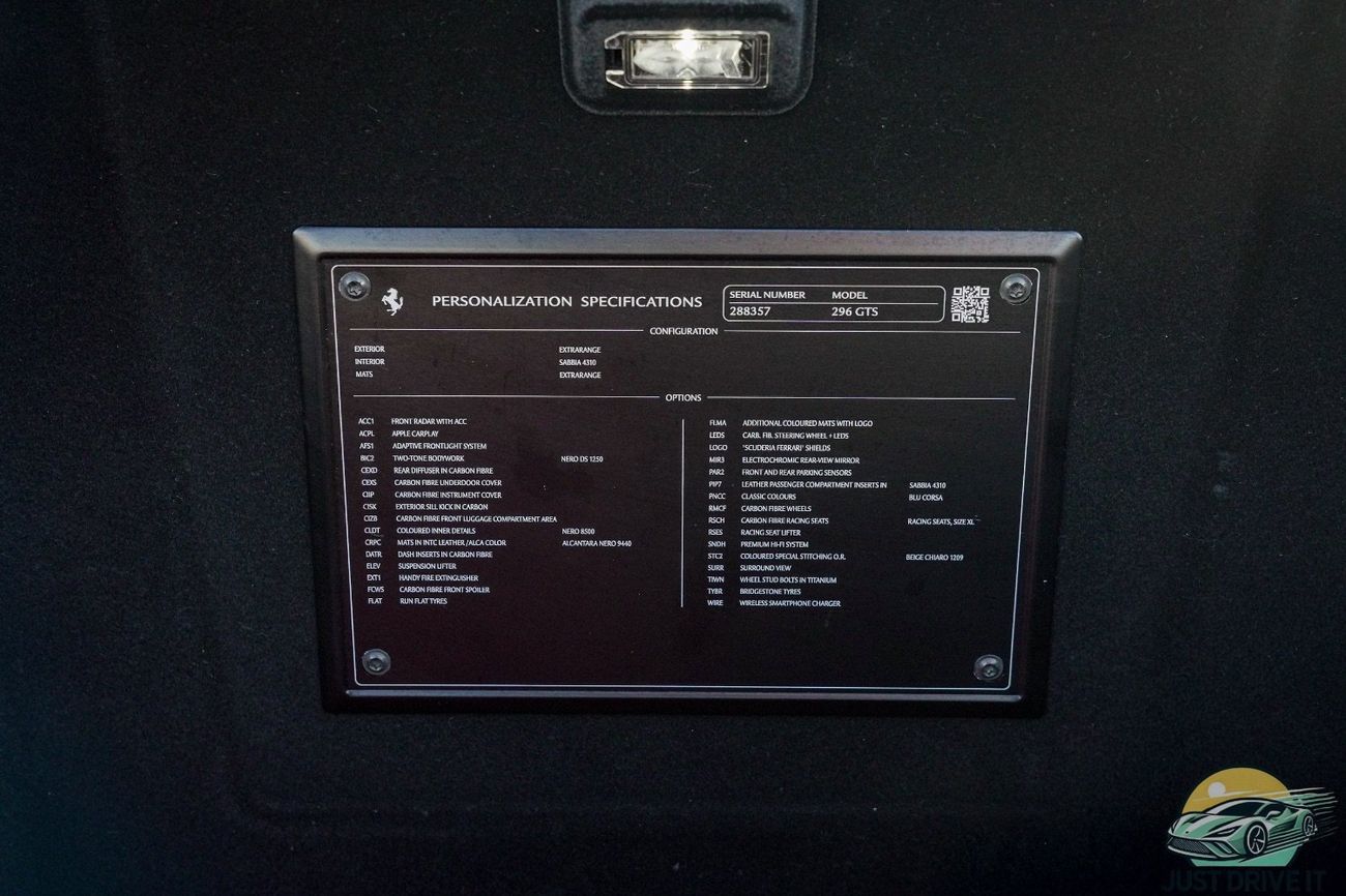 Ferrari 296 GTS Ferrari 296 GTS Assetto Fiorano