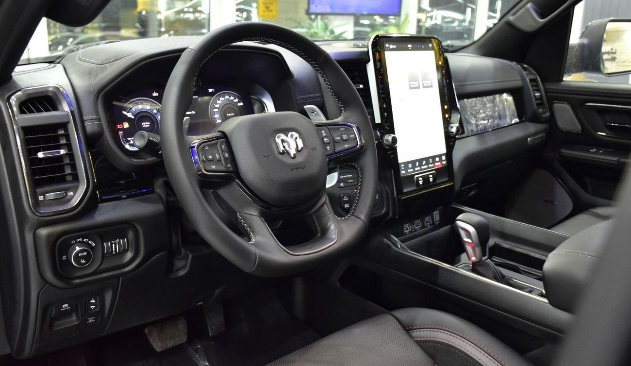 رام 1500 EXCELLENT DEAL for our Dodge Ram Rebel 4x4 ( 2025 Model ) in Black Color GCC Specs