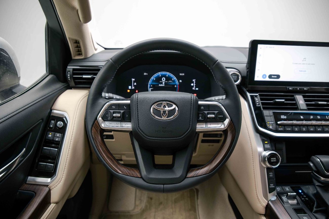 Toyota Land Cruiser GXR 3.5L - Silver Metallic Inside Beige | Export Only