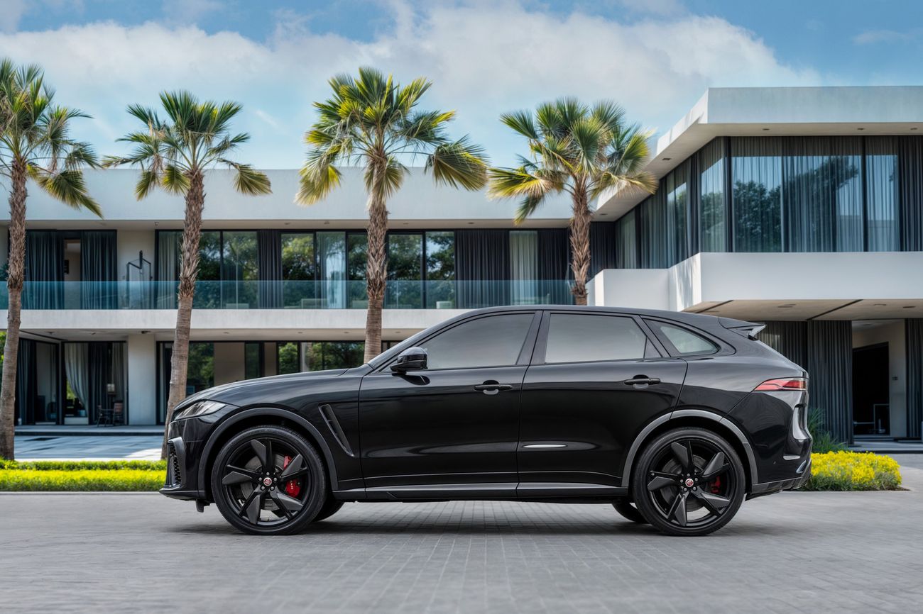 Jaguar F Pace F-Pace SVR | 5,875 P.M | 0% Downpayment | FULL AL TAYER HISTORY! | Ramadan Offer!