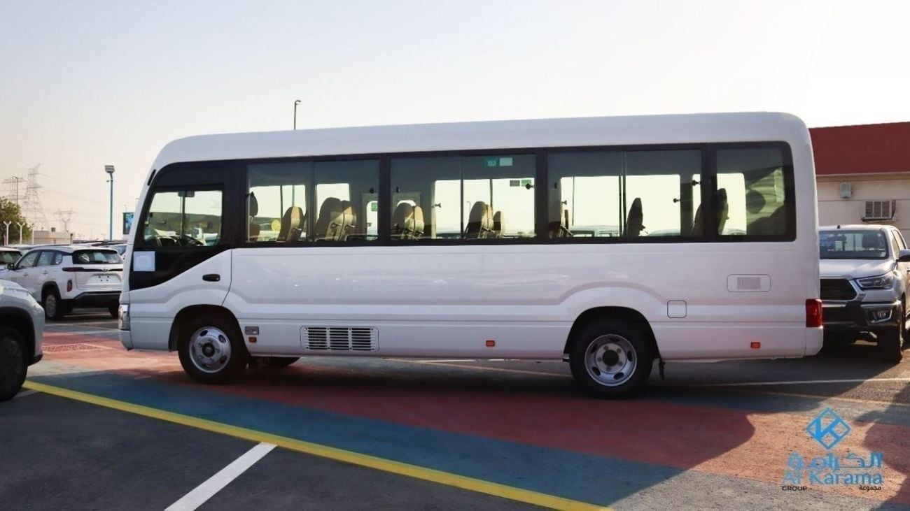 Toyota Coaster 2.7L Petrol Engine Manual Drive 5-Speed-better price than diesel buses-23 Seater, fabric Seat Radio