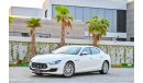 Maserati Ghibli 3,701 P.M | 0% Downpayment | Immaculate Condition