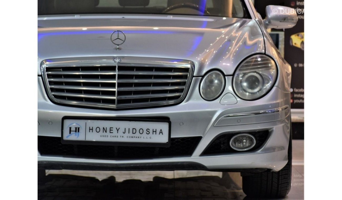 مرسيدس بنز E 280 EXCELLENT DEAL for our Mercedes Benz E280 ELEGANCE ( 2007 Model! ) in Silver Color! GCC Specs