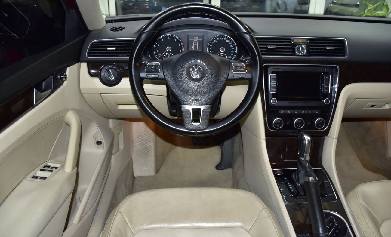Volkswagen Passat SEL EXCELLENT DEAL for our Volkswagen Passat ( 2016 Model ) in Red Color GCC Specs