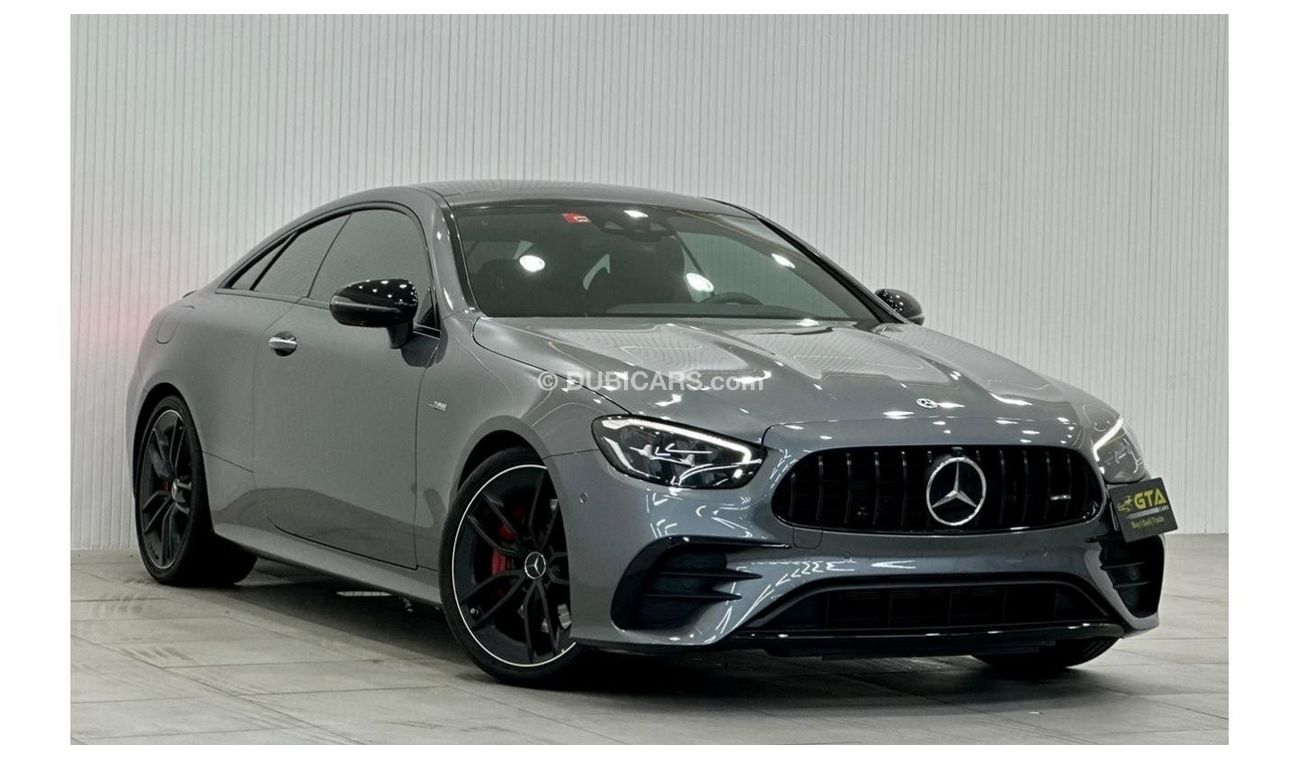 Mercedes-Benz E53 4MATIC+ 2022 Mercedes-Benz E-53 Coupe AMG,2027 April Mercedes Warranty+Service Contract,FSH,Low Kms,
