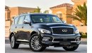 Infiniti QX80 V8 - 2015 - UNDER WARRANTY - AED 2,526 PER MONTH - 0% DOWNPAYMENT