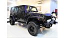 جيب رانجلر Amazing Jeep Wrangler SAHARA 2009 Model!! in Black Color! GCC Specs