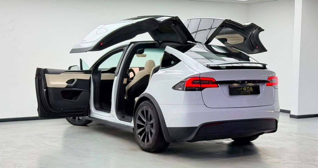 Tesla Model X LONG RANGE 2023 Tesla Model X Long Range, Tesla Warranty+Full Service History, GCC Specs