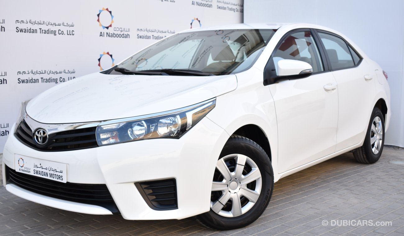 Toyota Corolla 1.6L SE 2016 GCC SPECS WITH DEALER WARRANTY