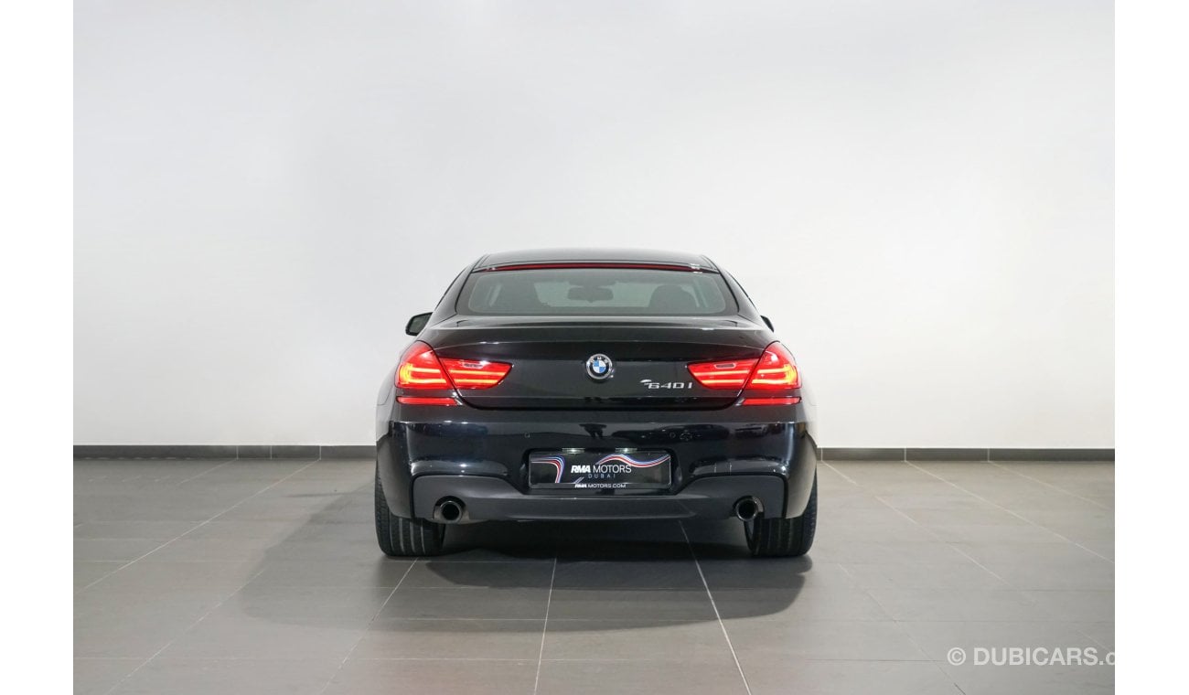 بي أم دبليو 640i 2016 BMW 640i M-Sport Gran Coupe / Extended BMW Warranty & Service Pack