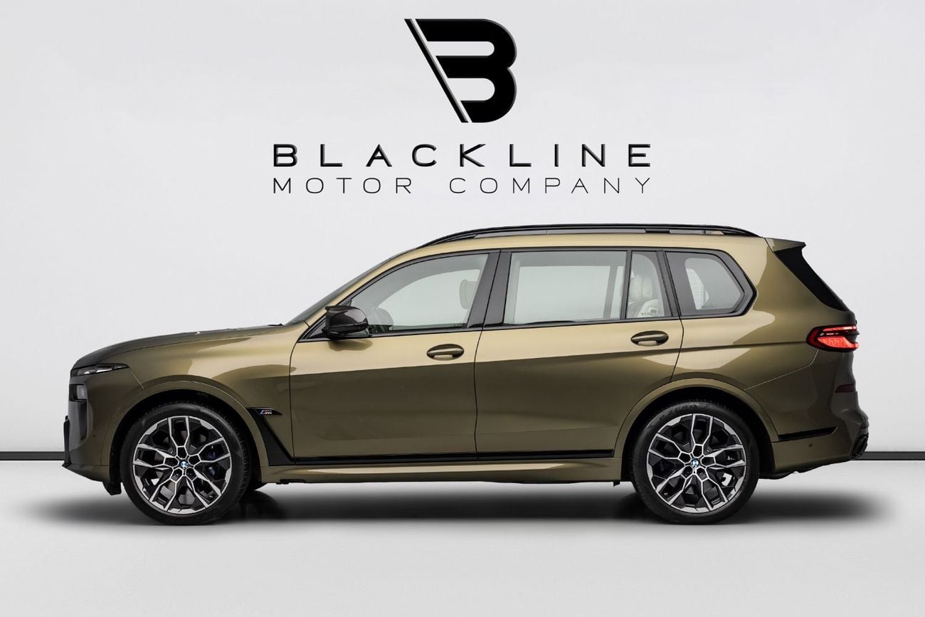 BMW X7 M60i XDRIVE BUY NOW, PAY 2027 | THE BLACKLINE STANDARD | 2030 BMW Warranty + Service, GCC, Low KMs