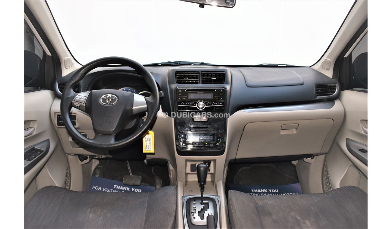 Toyota Avanza 1.5L GLS 5STR VAN 2020 GCC DEALER WARRANTY