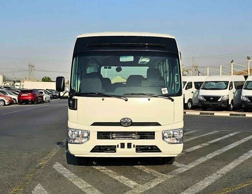 Toyota Coaster 23 SEATER || 2.8L DIESEL A/T | AUTO DOOR | HLF LUGGAGE RACK | PWR WINDOWS (CODE # COD28B)