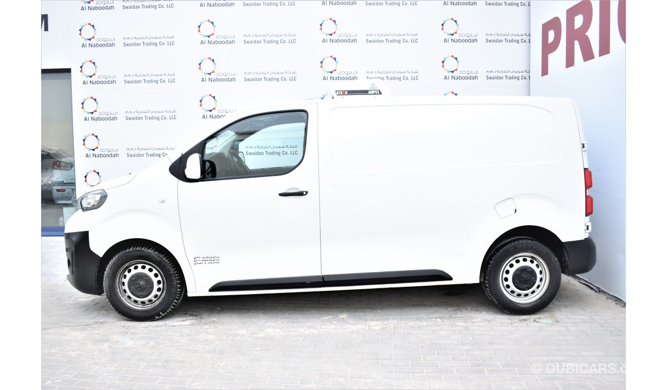 Peugeot Expert 2.0L AUTO WITH CHILLER 2018 GCC AGENCY WARRANTY UP 2023 OR 200,000KM