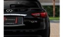 Infiniti QX70 Luxe Sensory | 2,056 P.M  | 0% Downpayment | Full Agency History!