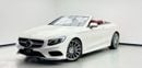 Mercedes Benz S550 STD 2017 Mercedes-Benz S550 Cabriolet, Excellent Condition, Japanese Specs