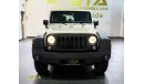 جيب رانجلر 2017 Jeep Wrangler Willys, Jeep Warranty, Service History, GCC, Low Kms