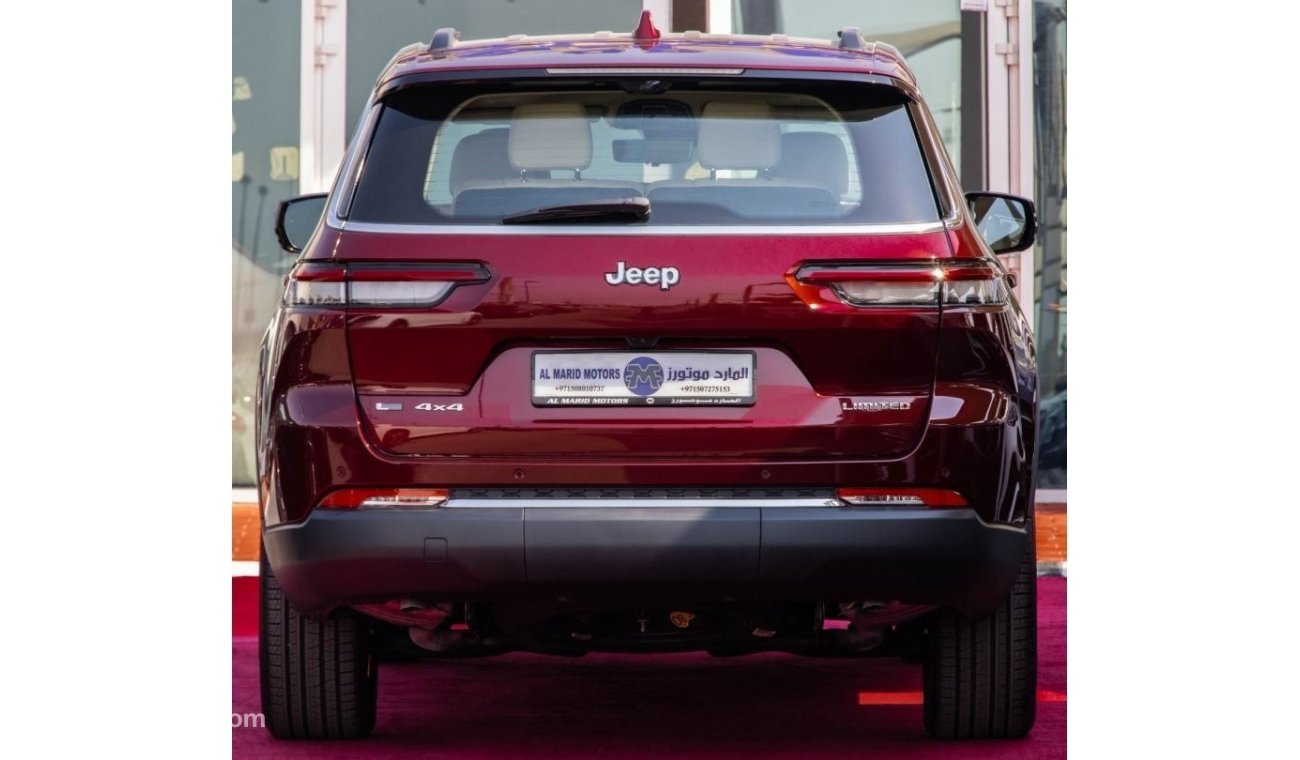 جيب جراند واجونير سبورت Jeep grand Cherokee red-beige-2022